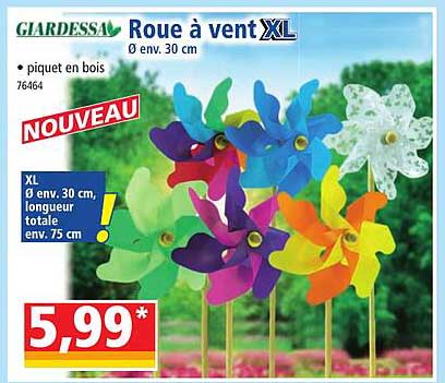roue à vent xl giardessa