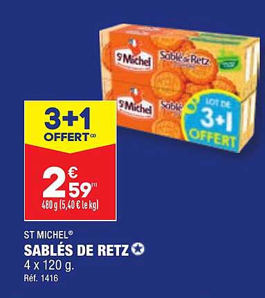 sablés de retz st michel