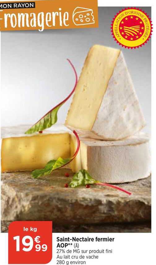 saint-nectaire fermier aop