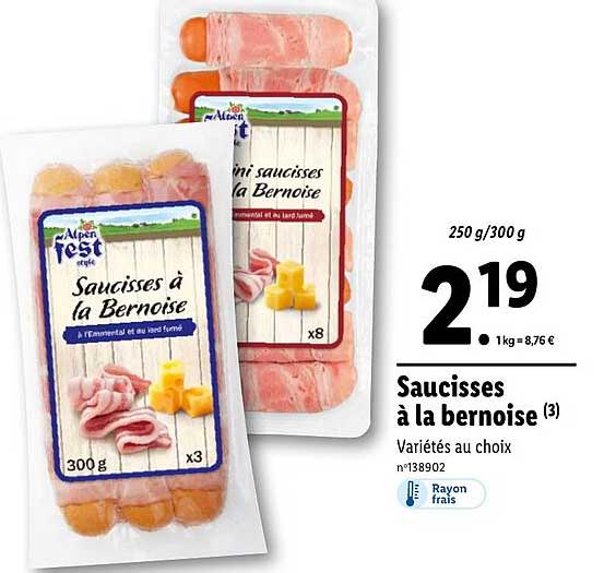 saucisses à la bernoise alpen fest style