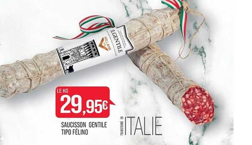 saucisson gentile tipo félino