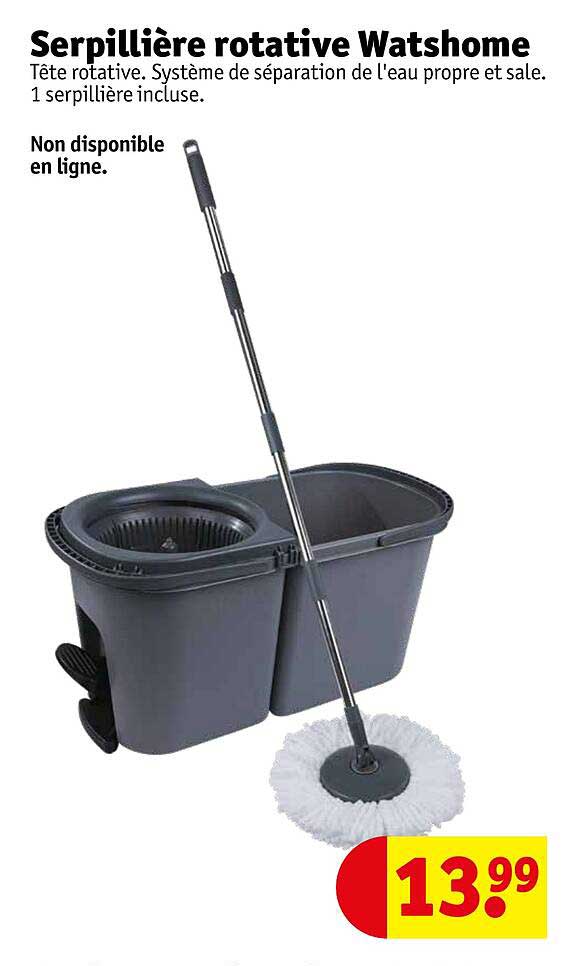 serpillière rotative watshome