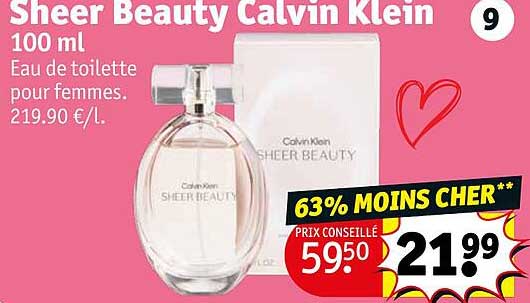 sheer beauty calvin klein