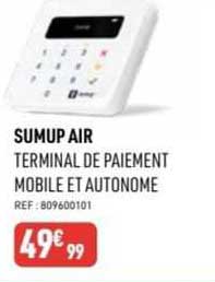 sumup air terminal de paiement mobile et autonome