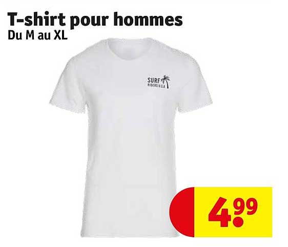 t-shirt pour hommes