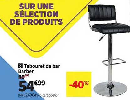 tabouret de bar barber