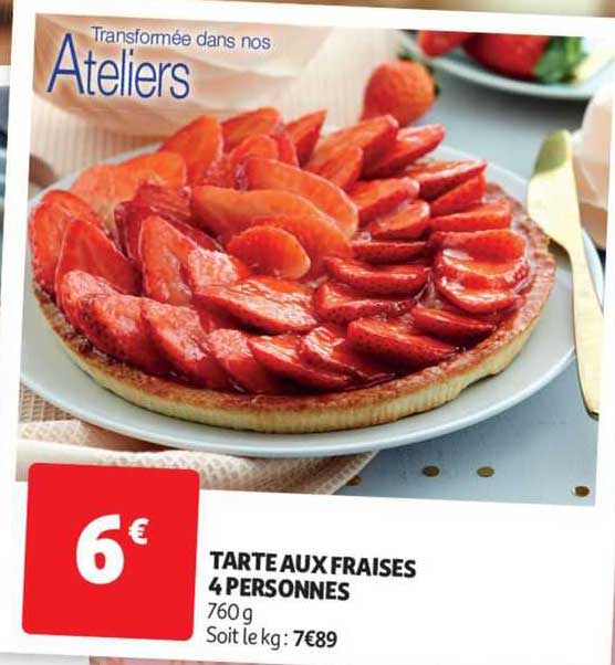 Tarte Aux Fraises 4 Personnes