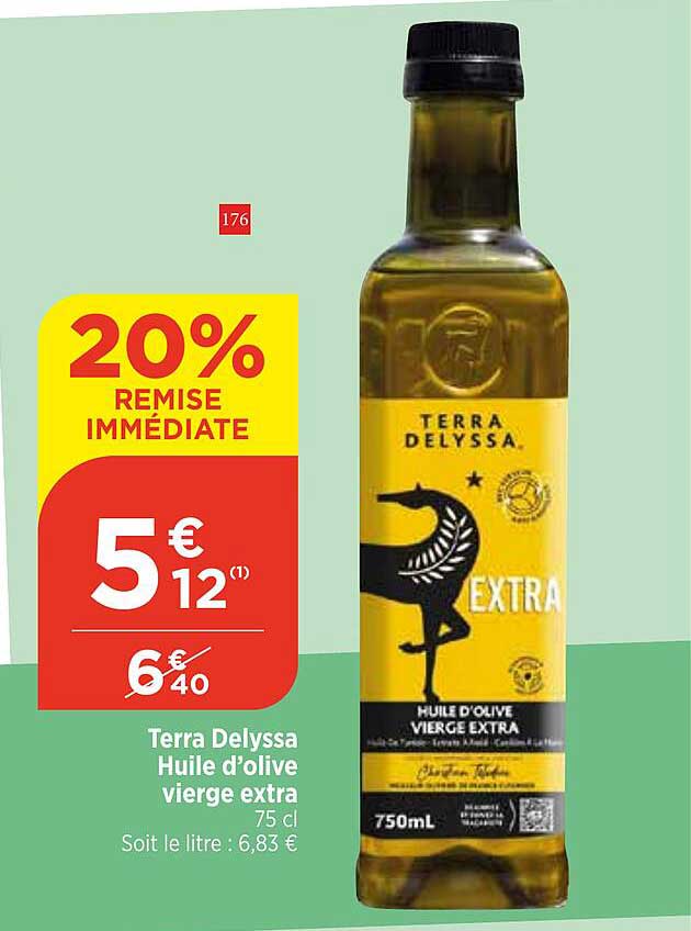 Terra Delyssa Huile D'olive Vierge Extra
