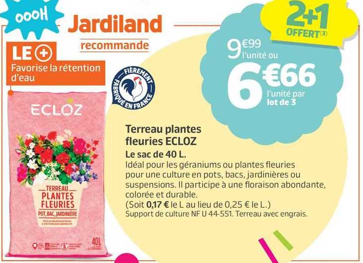 terreau plantes fleuries ecloz