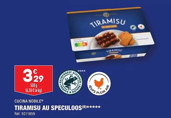 tiramisu au spéculoos cucina nobile