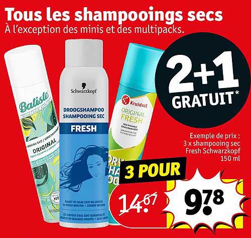 Tous Les Shampooings Secs