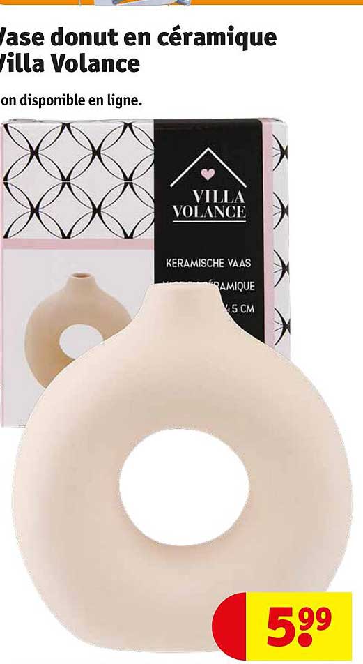 vase donut en céramique villa volance