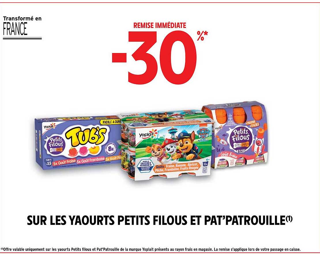 Yaourts Petits Filous Et Pat'patrouille