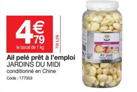 ail pele pret a l'emploi jardins du midi