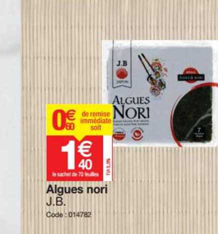 algues nori j.b.