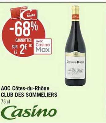 aoc côtes-du-rhône club de sommeliers