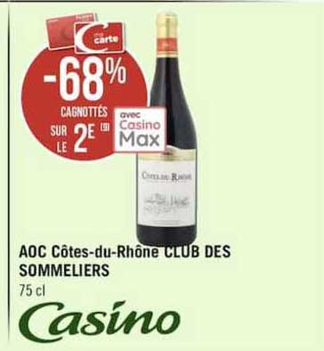 aoc côtes-du-rhône club des sommeliers