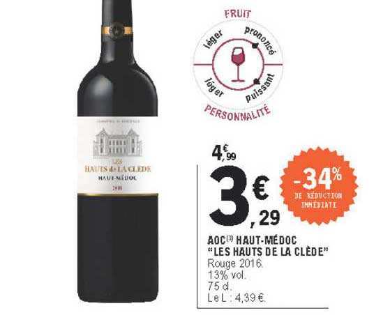 aoc haut-médoc "les hauts de la clède"