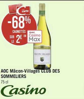 aoc mâcon-villages club des sommeliers