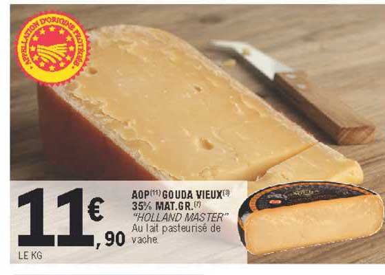 aop gouda vieux 35% mat. gr. "holland master"