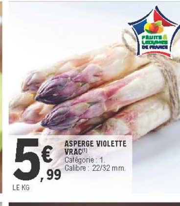 asperge violette vrac