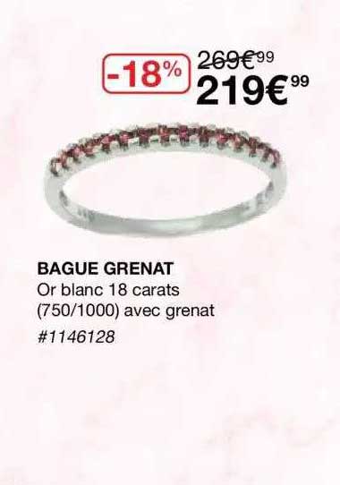 Bague Grenat
