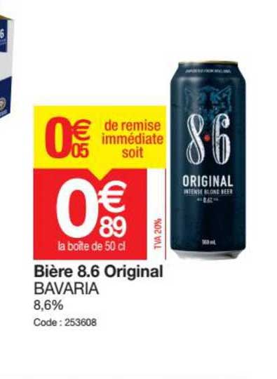 bière 8.6 original bavaria
