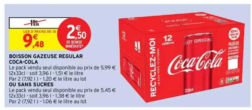 Boisson Gazeuse Regular Coca-cola