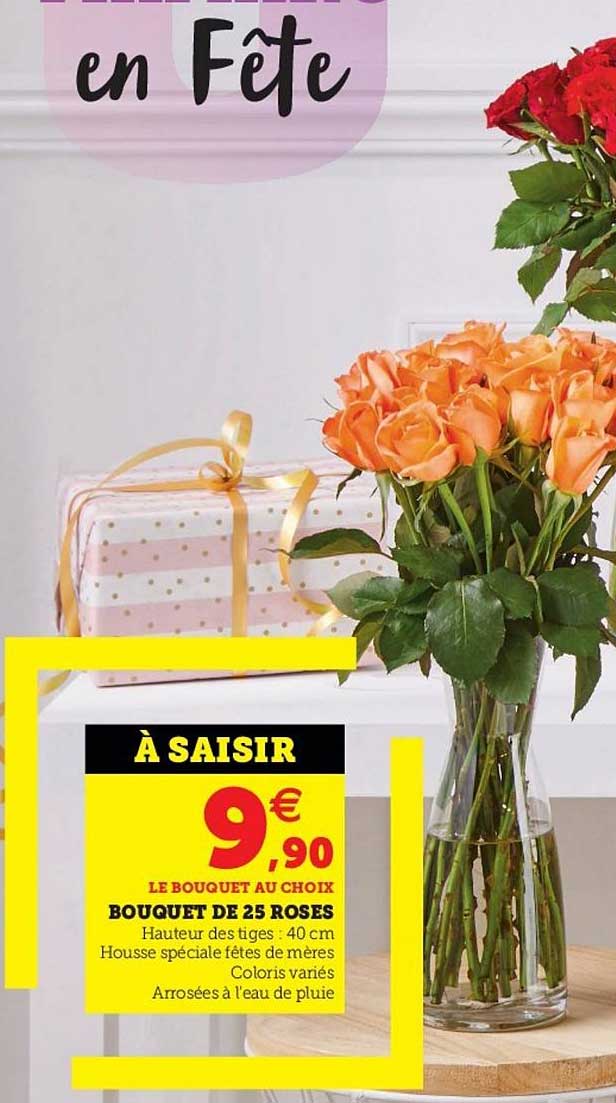 Bouquet De 25 Roses
