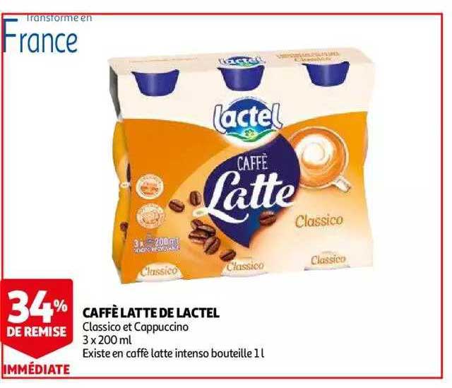 caffè latte de lactel