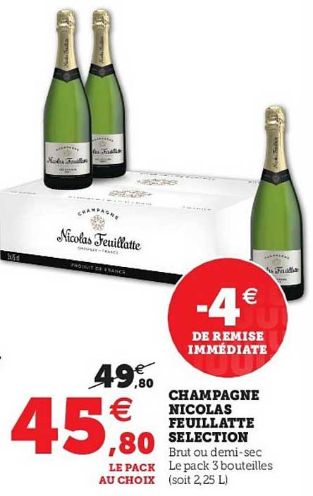 champagne nicolas feuillatte selection