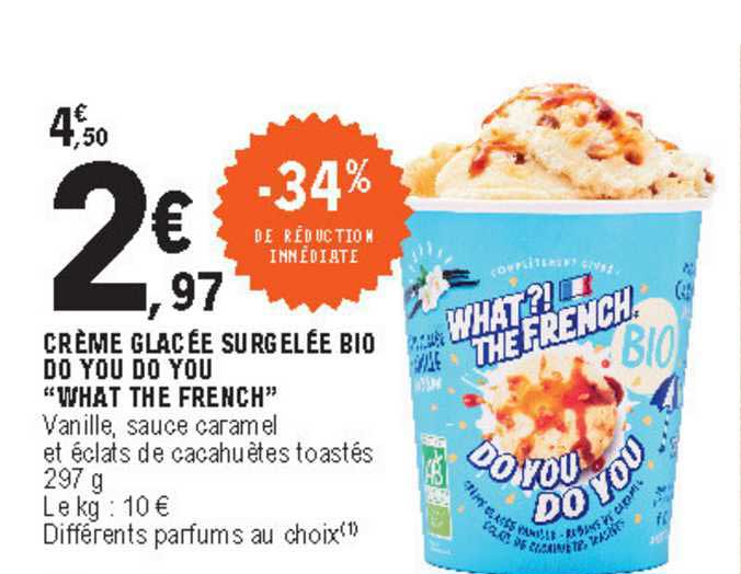 crème glacée surgelée bio do you do you "what the french"