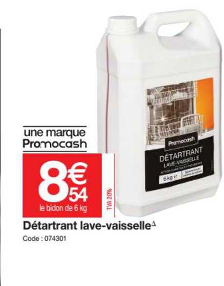 détartrant lave-vaisselle