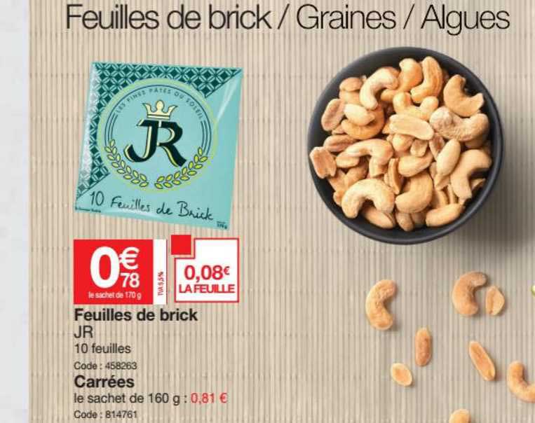 feuilles de brick jr