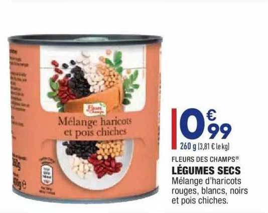 fleurs des champs legumes secs