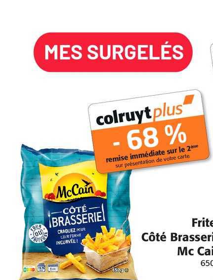 frite côté brasserie mc cain