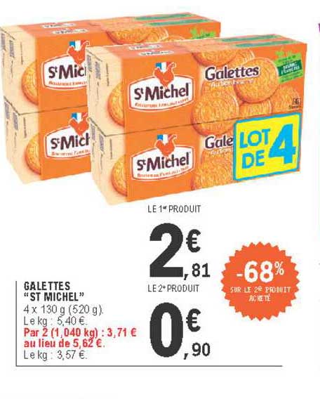 Galettes "st Michel"