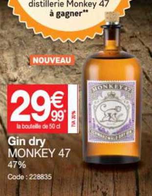 gin dry monkey 47