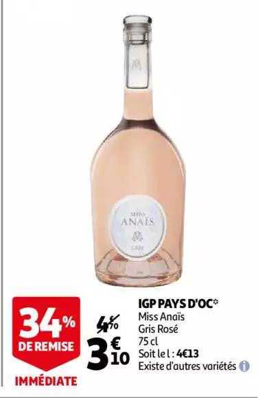 Igp Pays D'oc Miss Anaïs