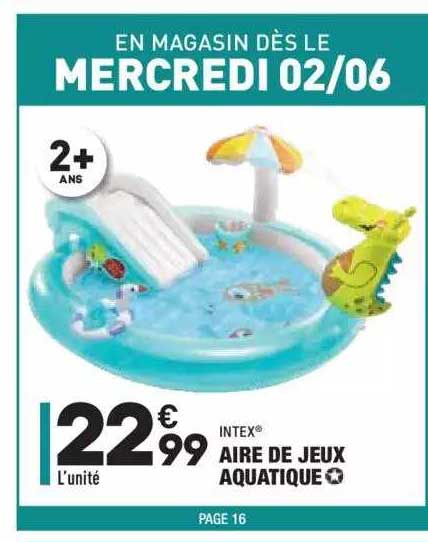 intex aire de jeux aquatique
