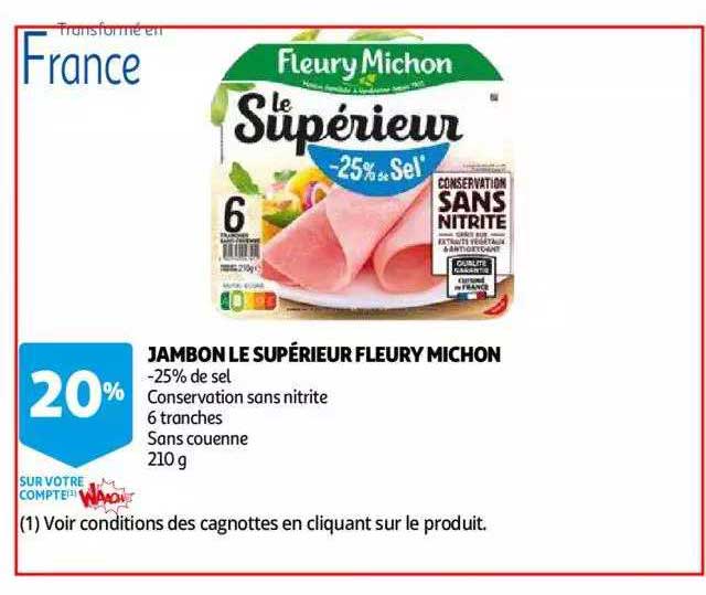 jambon le supérieur fleury michon