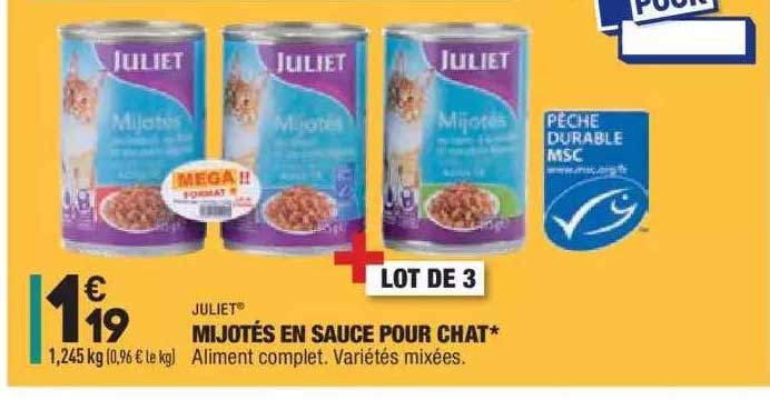juliet mijotes eb sauce pour chat