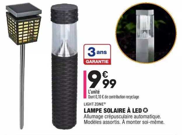 Lampe Solaire à Led Light Zone