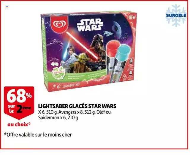 lightsaber glacés star wars