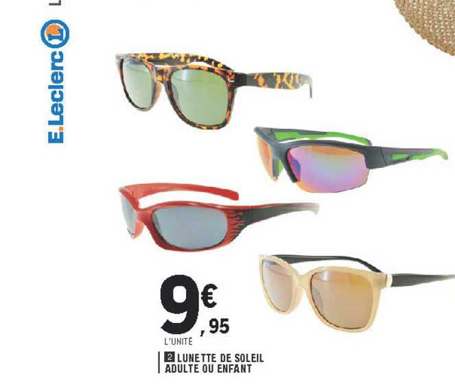 lunette de soleil adulte ou enfant