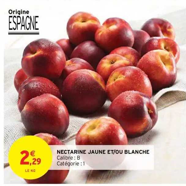 Nectarine Jaune Et-ou Blanche