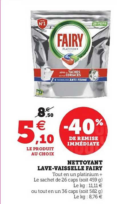 Nettoyant Lave-vaisselle Fairy