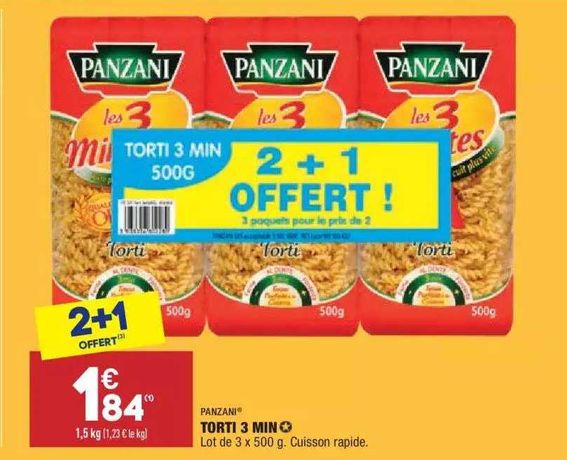 panzani torti 3 min