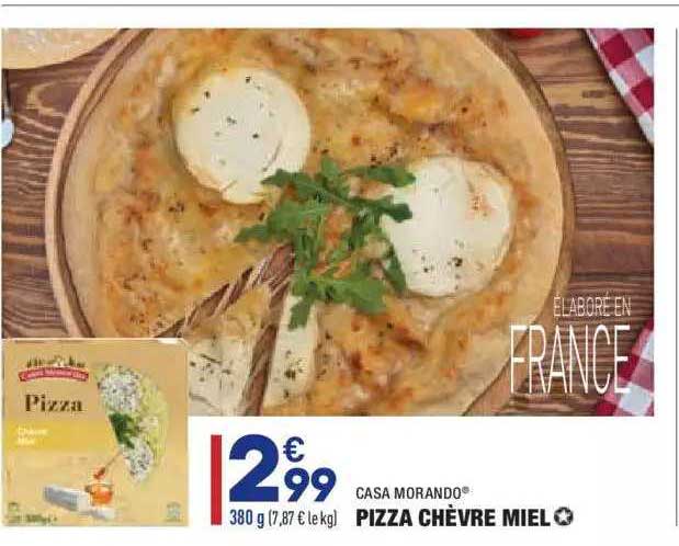 pizza chèvre miel casa morando