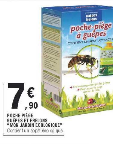 poche piège guêpes et frelons "mon jardin écologique"